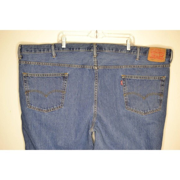 Levi's 550 Men's 56x30 Medium Wash Relaxed Fit Tapered Leg Denim Jeans - Picture 6 of 13